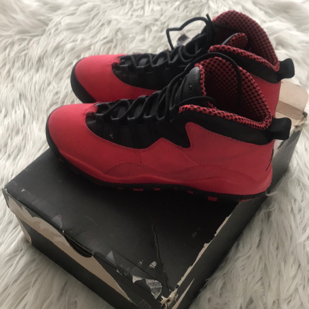 Fusion Red Air Jordan’s 10s